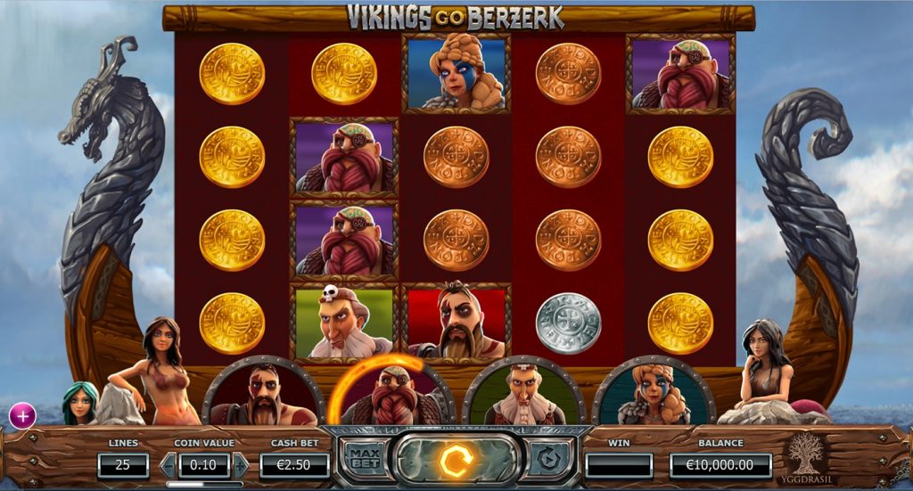 Juego de tragamonedas Vikings Go Berzerk en línea