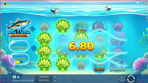 symboles marins BGaming