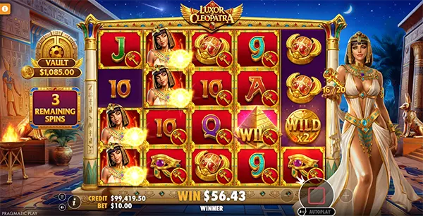 Slot egizia di Cleopatra